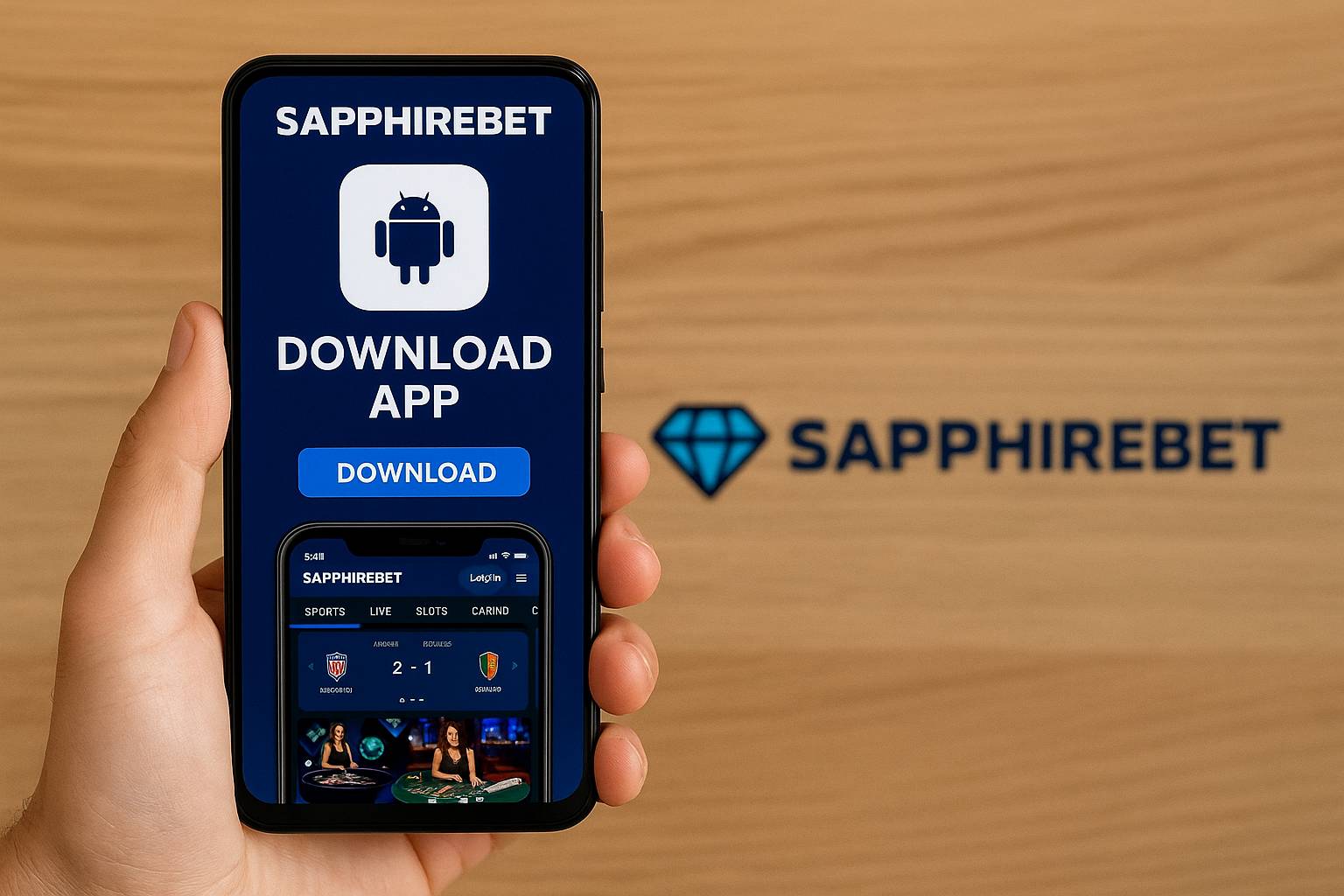 Baixar o SAPPHIREBET Cassino App